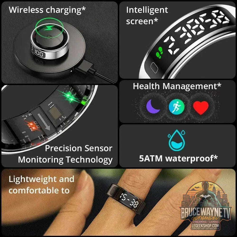💍 COLMI R12 – Anneau intelligent avec écran tactile & suivi santé - Legeekshop