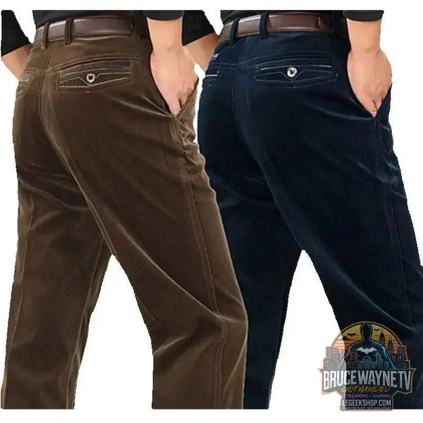 Pantalon en Velours Côtelé Homme, Jogging Ample, Style Décontracté | TQGQG | Wayne Outfitters - Legeekshop