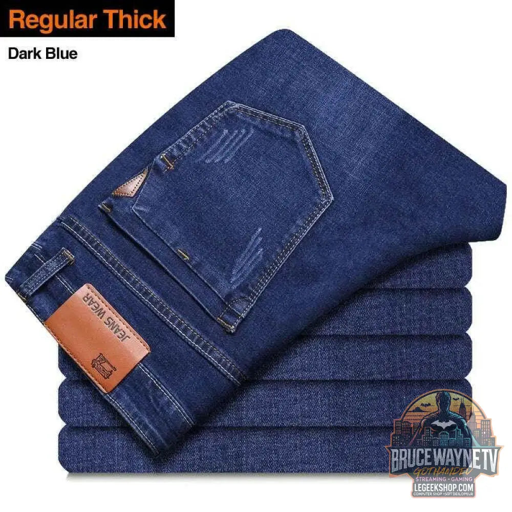 Jean Slim Homme, Pantalon en Jean Extensible, Décontracté | Brother Wang | Wayne Outfitters - Legeekshop