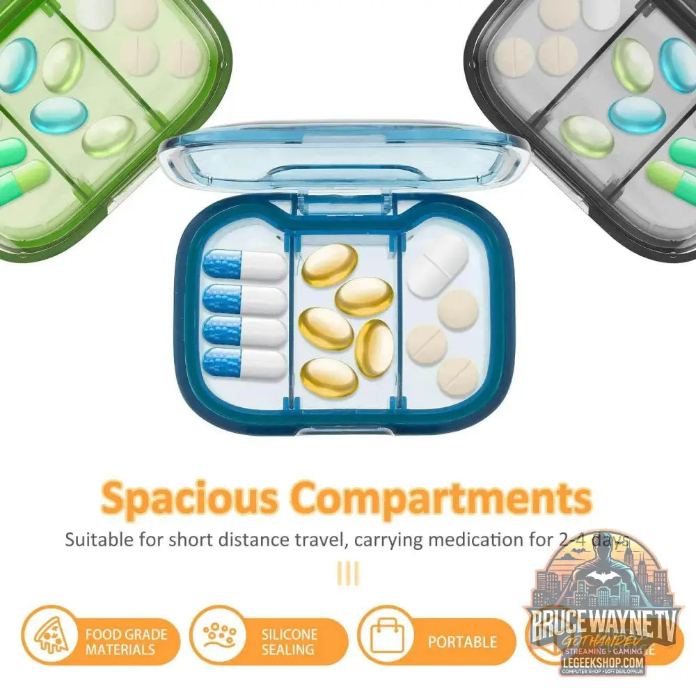💊 Boîte à Pilules Hebdomadaire et Mensuelle – 7/14/28 Jours | Organisateur de Médicaments - Legeekshop