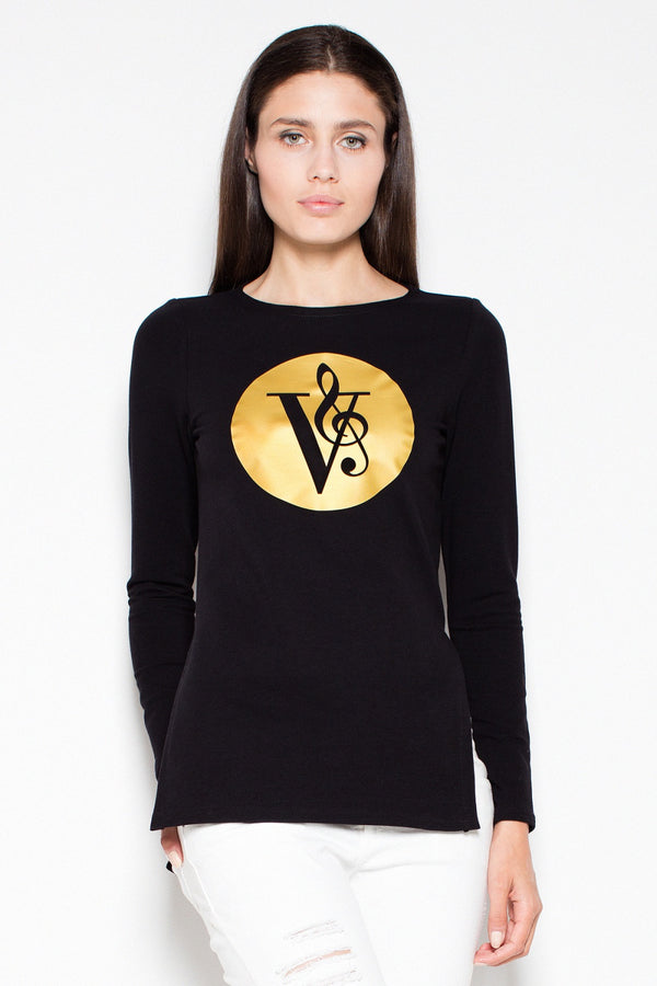 T-shirt femme Venaton Sweatshirt Sweatshirt — noir