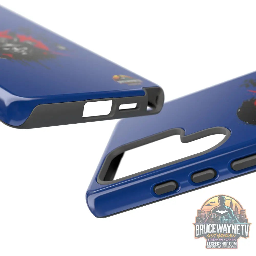 📱 samurai phone case Bleue foncé – coque renforcée Pixel & Galaxy 📱 - Phone Case