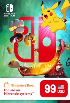 Nintendo eShop Card 99 USD - Nintendo eShop Key - UNITED STATES