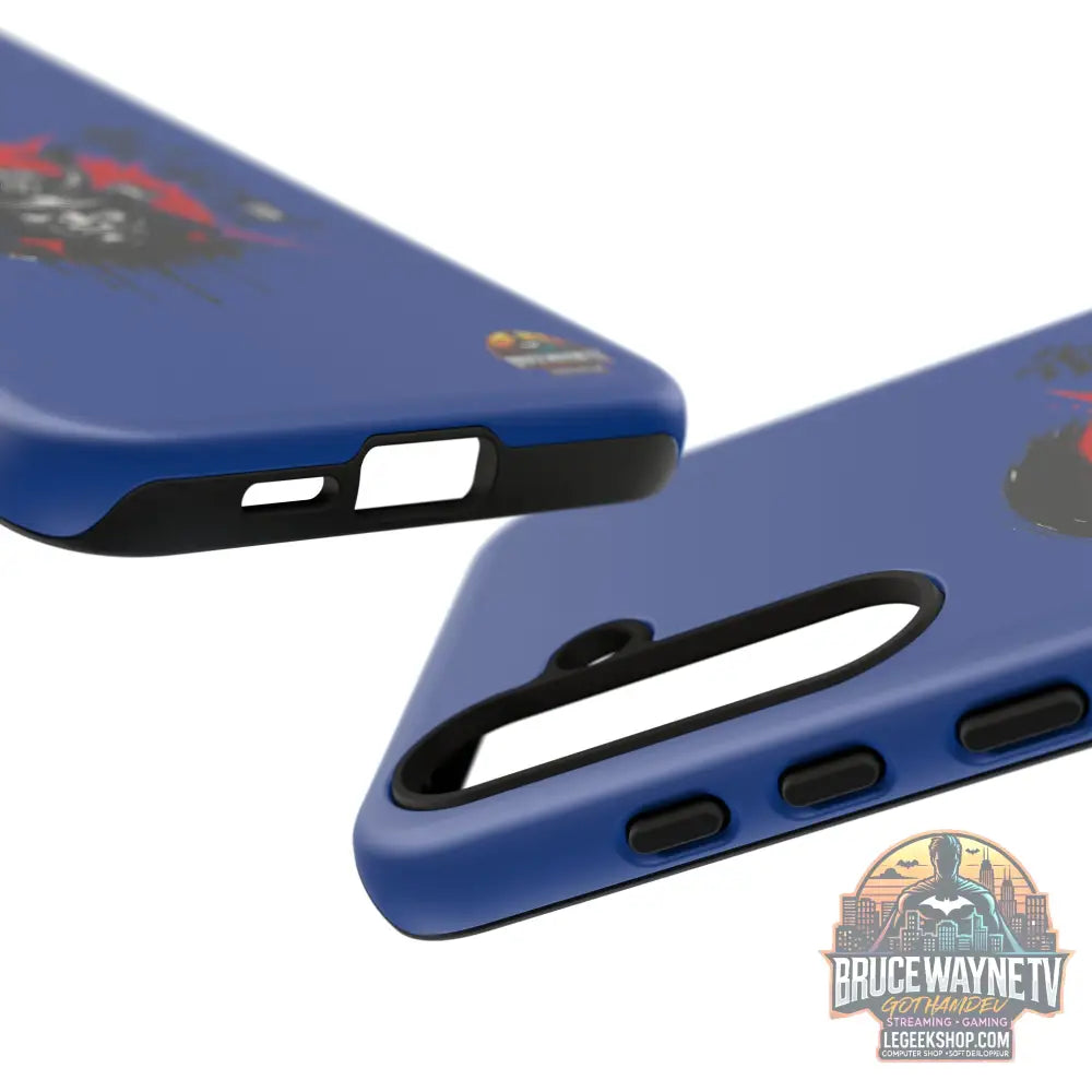 📱 samurai phone case Bleue foncé – coque renforcée Pixel & Galaxy 📱 - Phone Case