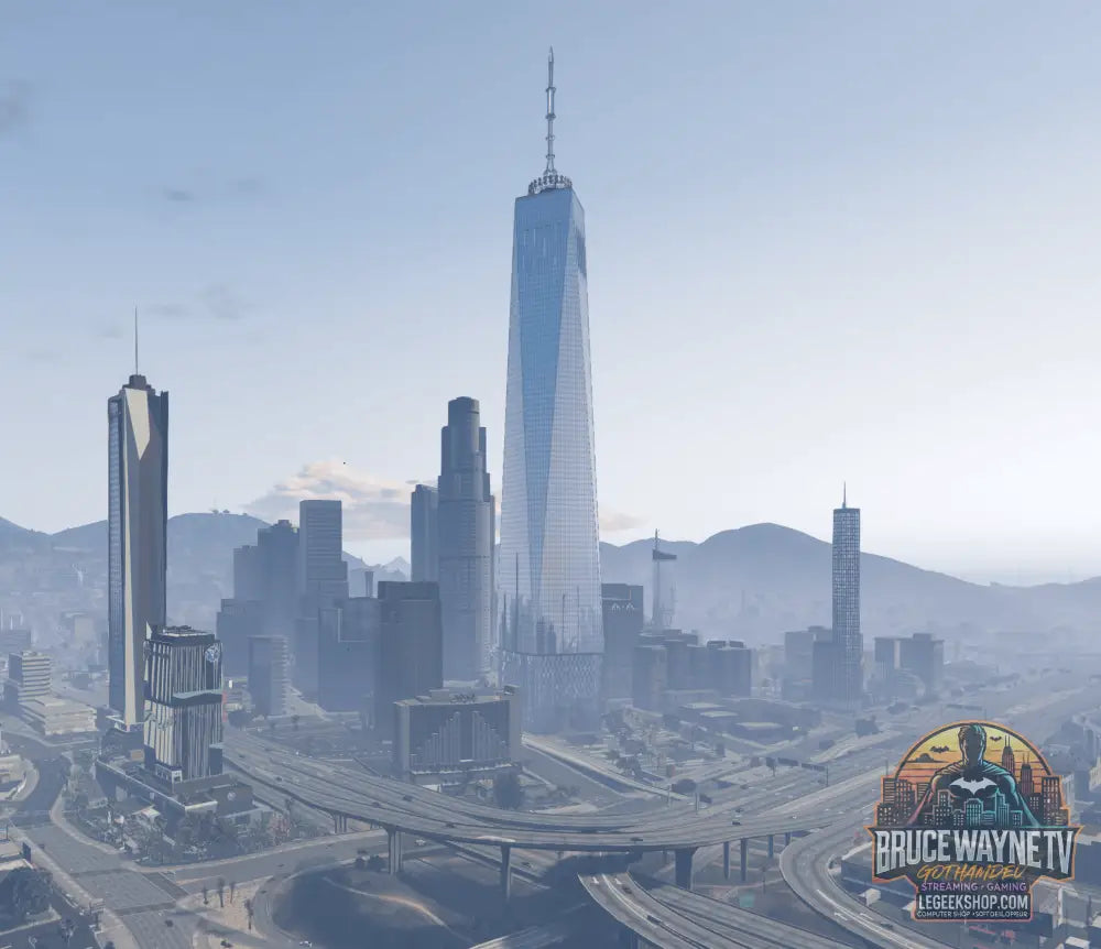 🏙️ Freedom Tower & Plaza — mapping fivem, vue 3, LeGeekShop