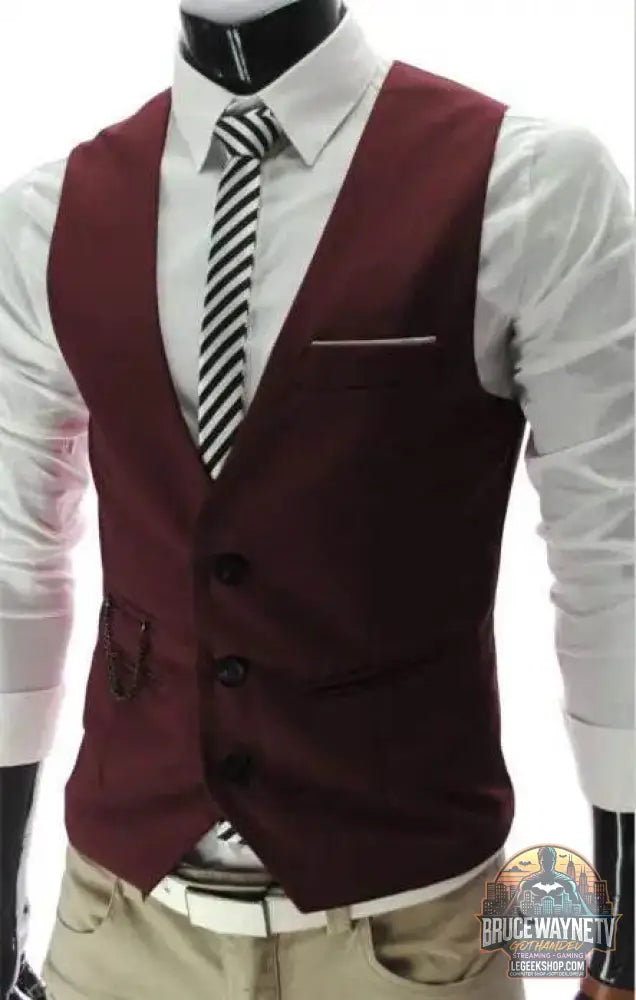Gilet Homme Formelle et Décontracté | HANQIU | Mode Business & Casual | 2024 - Legeekshop