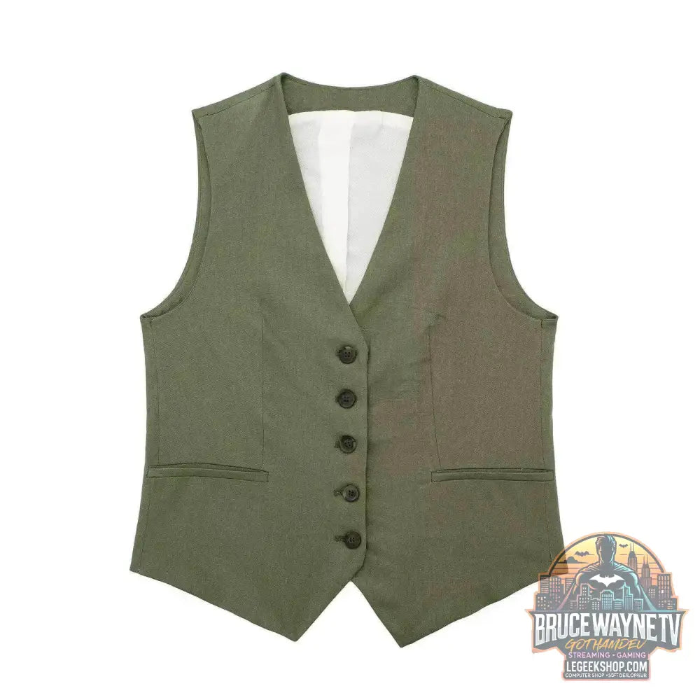👗 Ensemble deux pièces femme – Gilet sans manches & short à poches - Legeekshop