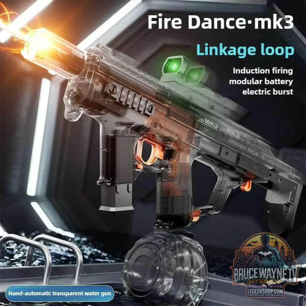 🔥 Pistolet à eau MK3 – Simulation tir de flammes & recharge automatique - Legeekshop