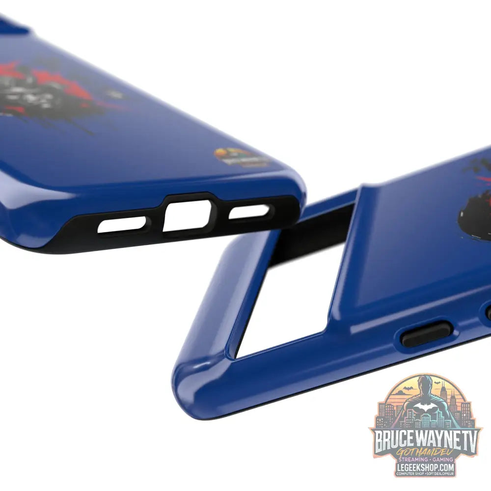 📱 samurai phone case Bleue foncé – coque renforcée Pixel & Galaxy 📱 - Phone Case