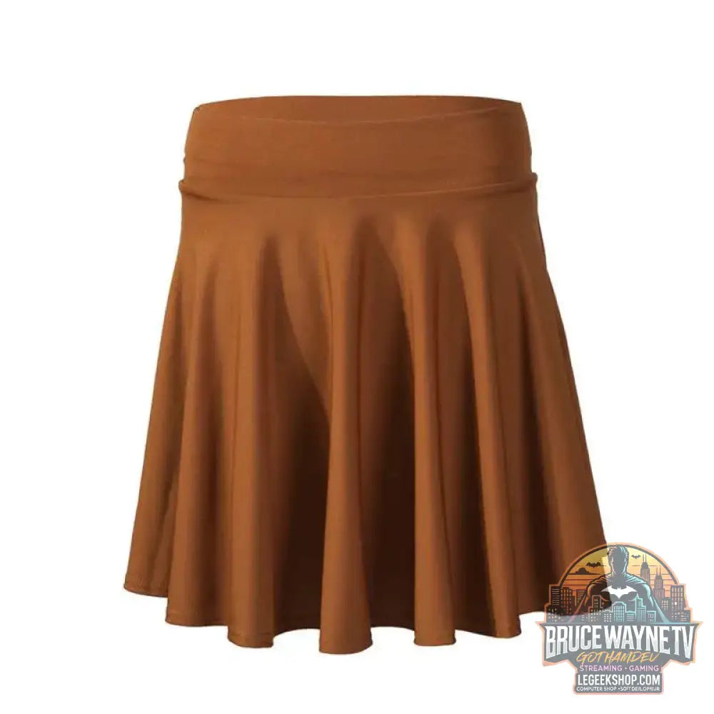Mini jupe évasée pour femme, jupe courte basique, mode polyvalente, noire, décontractée, patineuse, moyenne plissée, moelleuse, grande taille, 2023 | Wayne Outfitters - Legeekshop