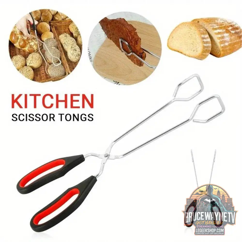 🔥 Pince à Ciseaux BBQ – Métal Antidérapant | 3 Tailles Disponibles - Legeekshop
