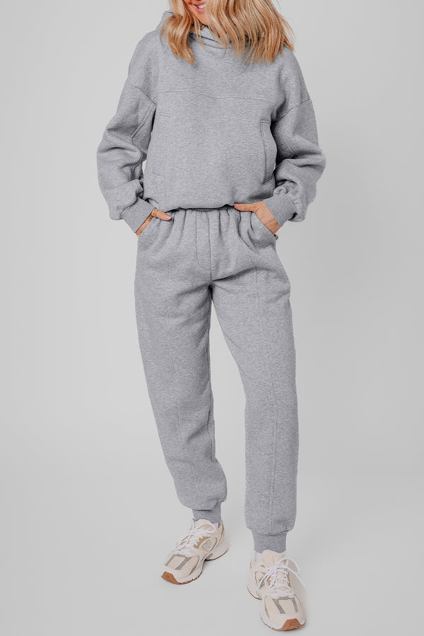 Hoodie femme à capuche, uni — gris