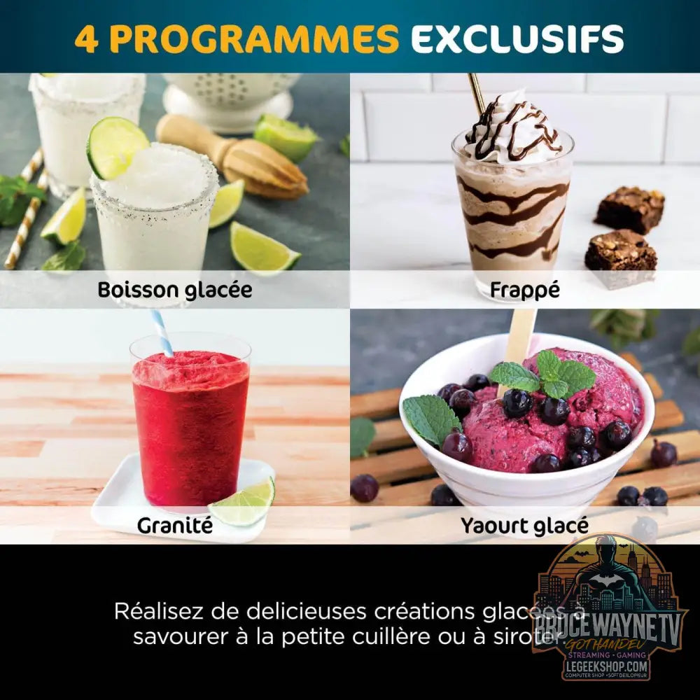 🎮 Ninja CREAMi Deluxe NC501EU – Machine à Glace & Frozen Yogurt 🎮 - Legeekshop