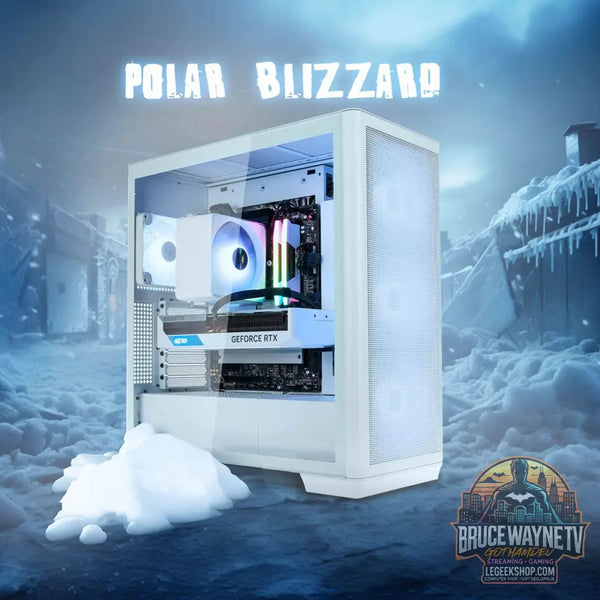 Gaming PC Polar Blizzard - AMD Ryzen 5 7600X, RTX 4070 Super, 32 Go DDR5 - King Mods - Legeekshop