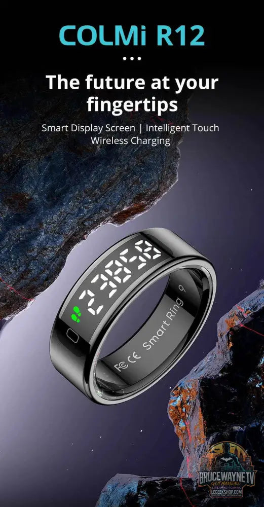 💍 COLMI R12 – Anneau intelligent avec écran tactile & suivi santé - Legeekshop