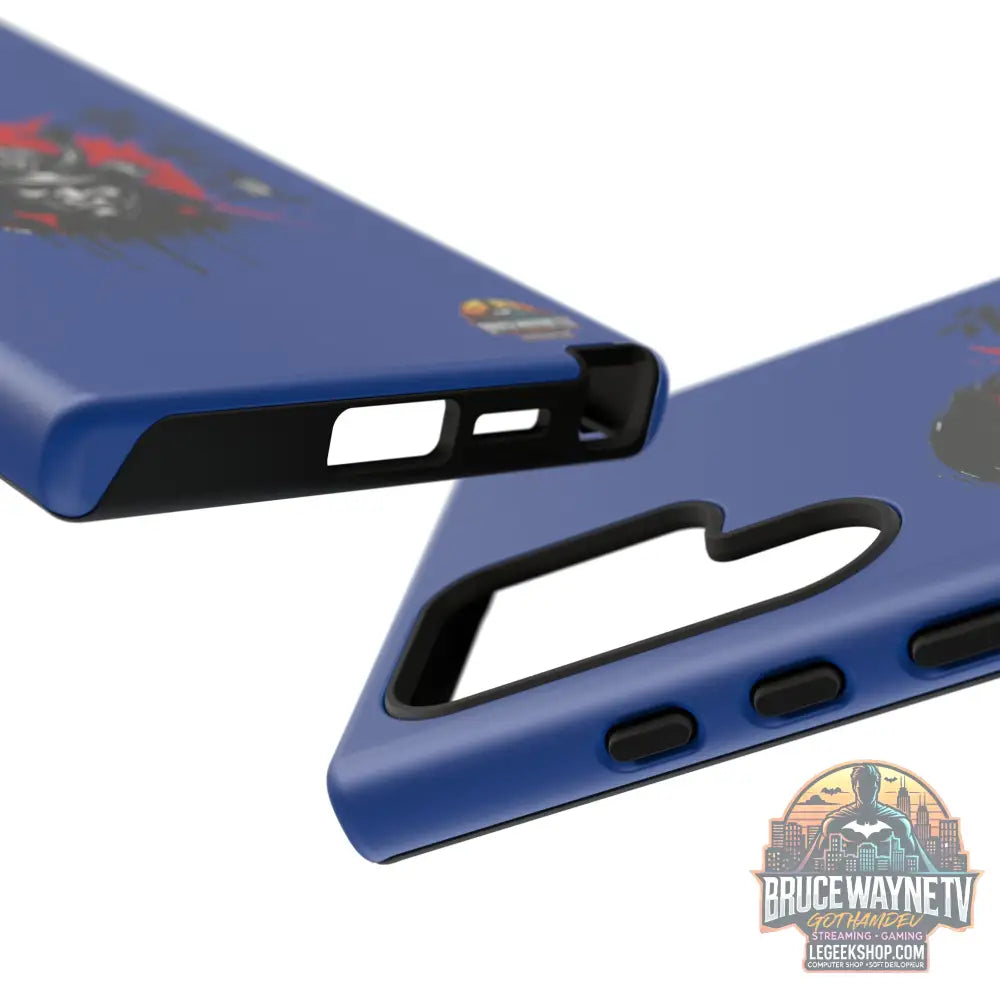 📱 samurai phone case Bleue foncé – coque renforcée Pixel & Galaxy 📱 - Phone Case