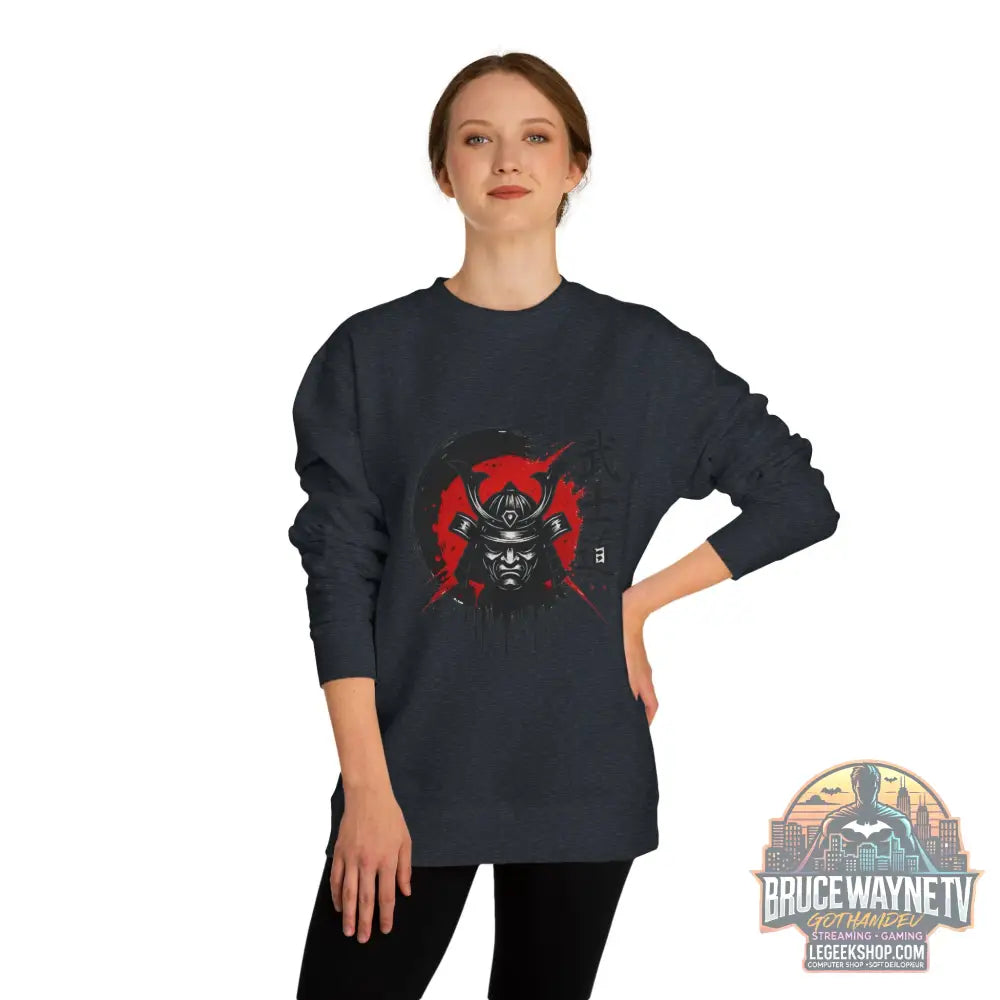 🎮 Samurai Warrior Sweatshirt Unisexe Col Rond 🎮 - Sweatshirt
