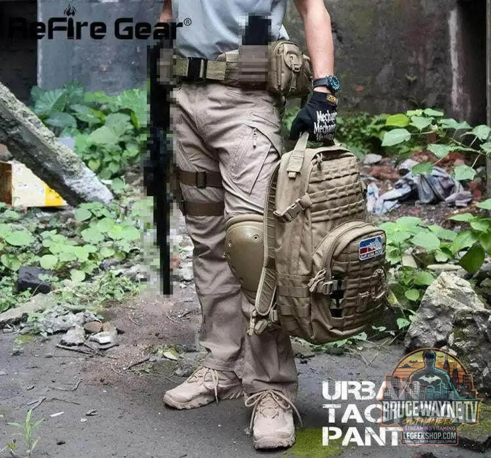 Pantalon Cargo Militaire en Coton pour Homme - ReFire Gear - Legeekshop