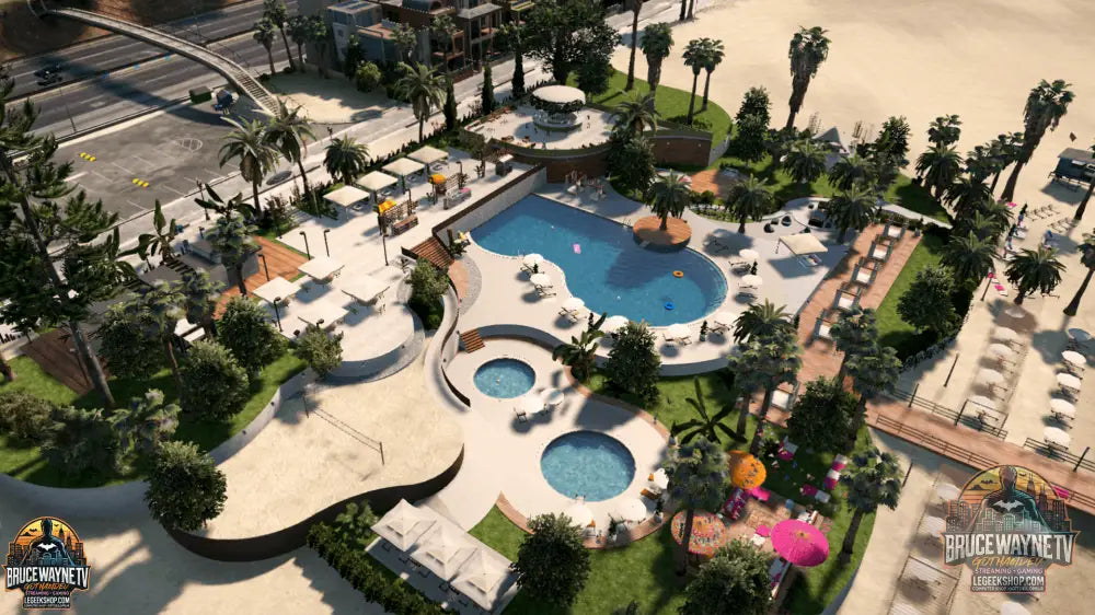 Paradise Beach Club — MLO FiveM, vue 4, LeGeekShop