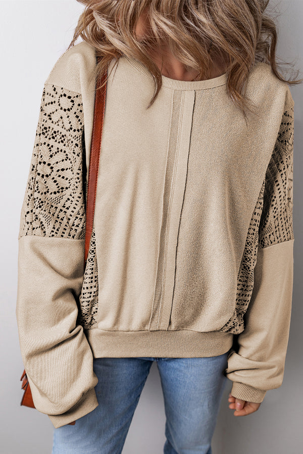 Sweat femme en maille, côtelé