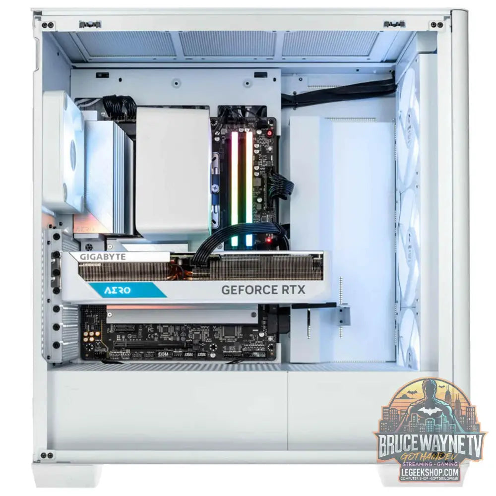 Gaming PC Polar Blizzard - AMD Ryzen 5 7600X, RTX 4070 Super, 32 Go DDR5 - King Mods - Legeekshop