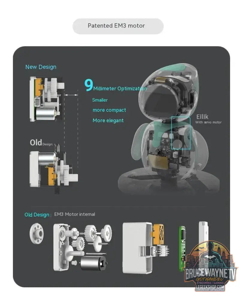 🤖 Eilik – Robot compagnon intelligent avec interaction émotionnelle AI - Legeekshop
