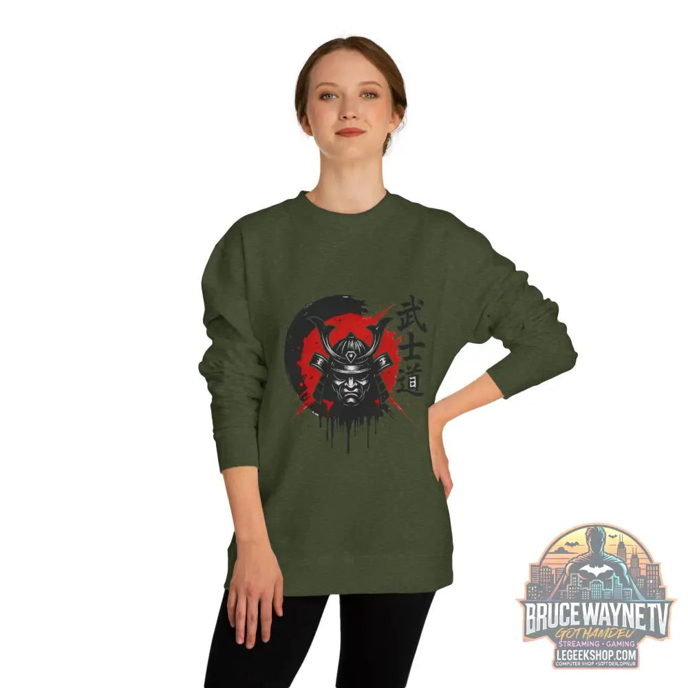 🎮 Samurai Warrior Sweatshirt Unisexe Col Rond 🎮 - Sweatshirt