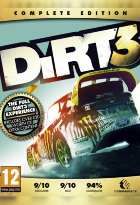 DiRT 3 Complete Edition (PC) - Steam Key - WESTERN ASIA