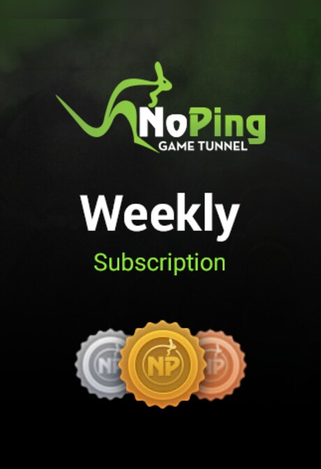NoPing Game Tunnel Weekly Subscription NoPing Key GLOBAL