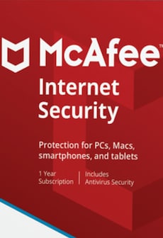 McAfee Internet Security Unlimited Device 1 Year - McAfee Key - GLOBAL