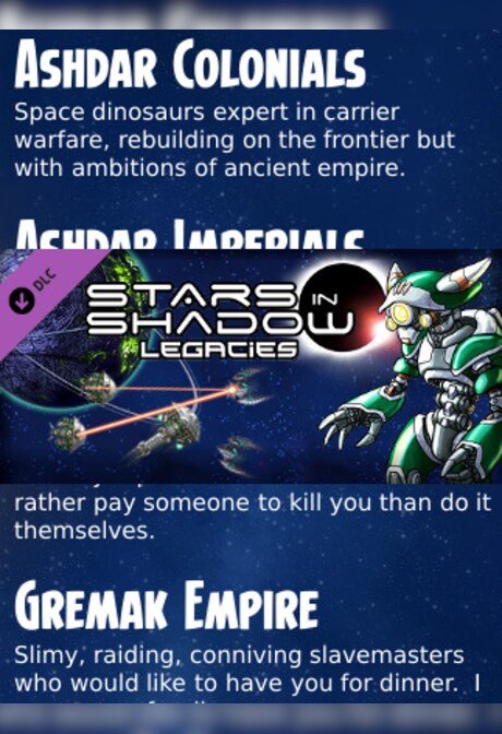 Stars in Shadow: Legacies Steam Key GLOBAL