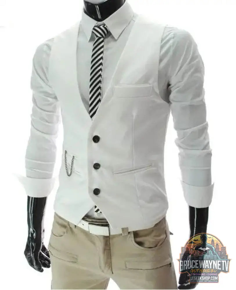 Gilet Homme Formelle et Décontracté | HANQIU | Mode Business & Casual | 2024 - Legeekshop