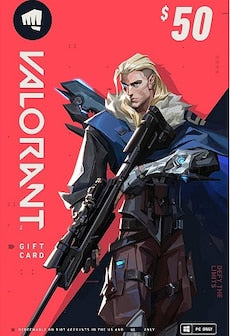 VALORANT Gift Card 50 USD - Riot Key - UNITED STATES