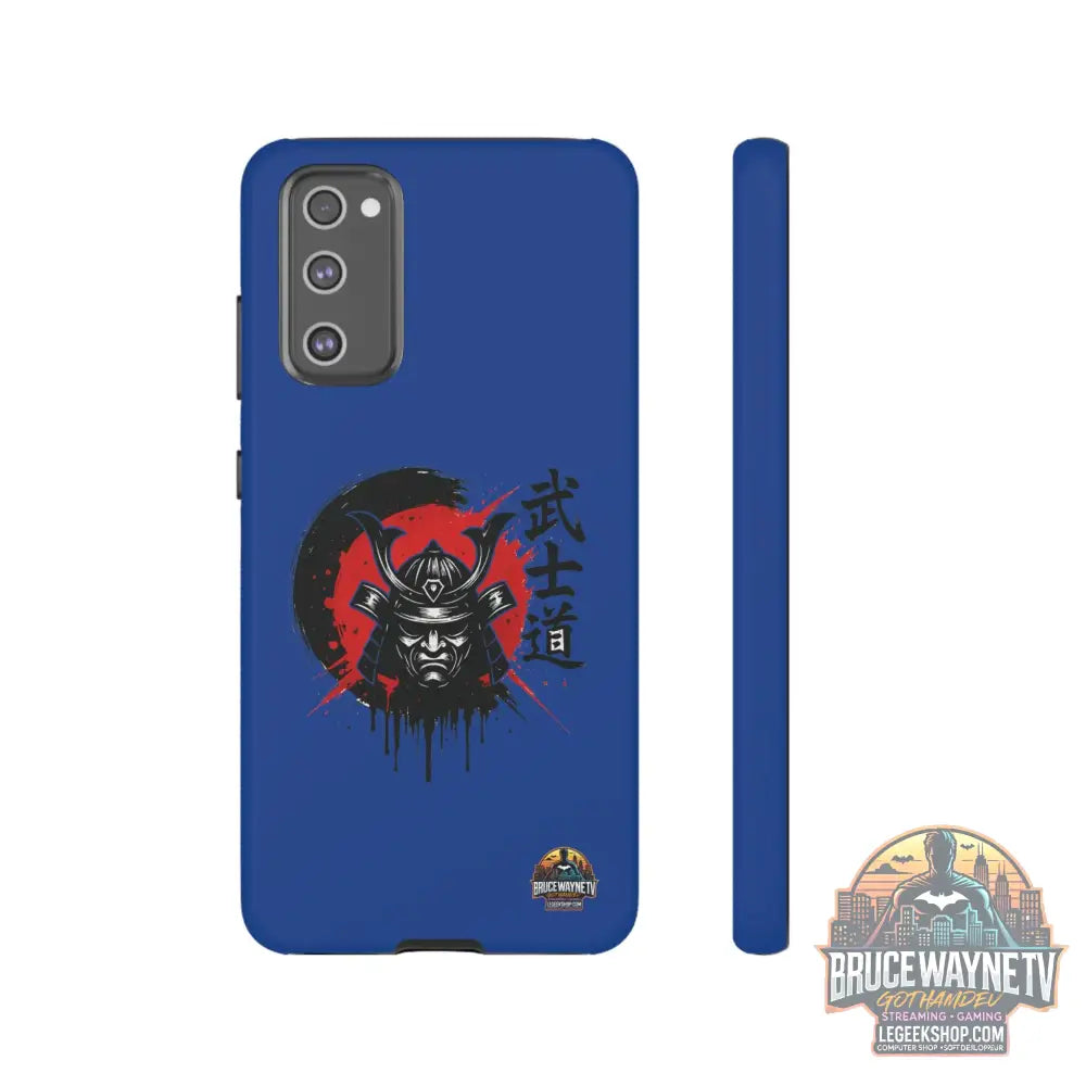 📱 samurai phone case Bleue foncé – coque renforcée Pixel & Galaxy 📱 - Samsung Galaxy S20 FE / Matte - Phone Case