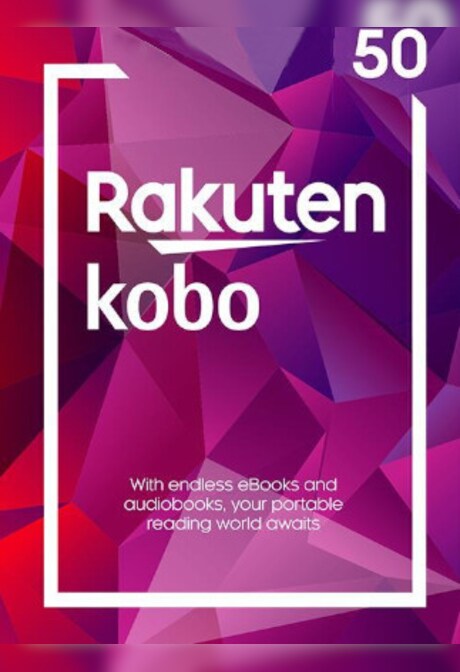 Rakuten Kobo eGift Card 50 EUR - Kobo Key - For EUR Currency Only