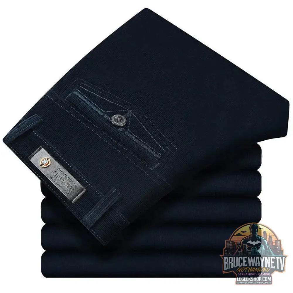 Pantalon en Velours Côtelé Homme, Jogging Ample, Style Décontracté | TQGQG | Wayne Outfitters - Legeekshop