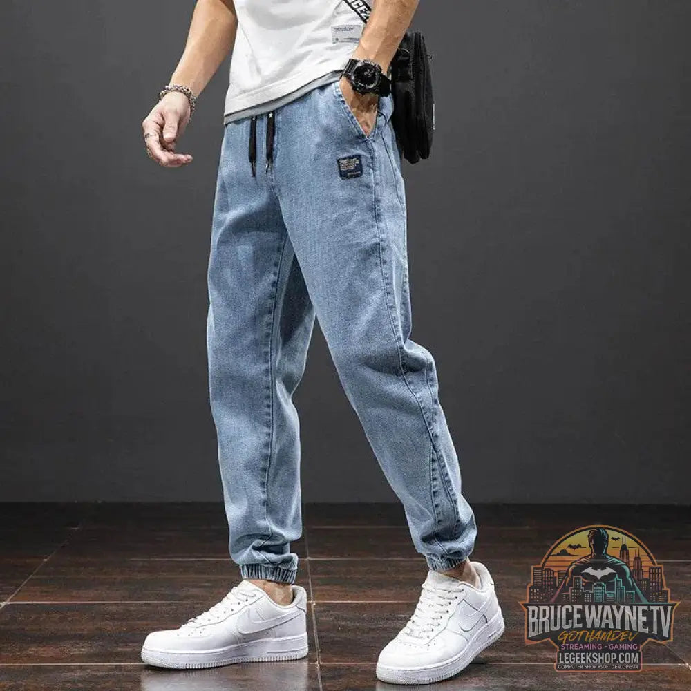 👖 pantalon harem en toile – cordon de serrage, coupe regular 👖 - Legeekshop