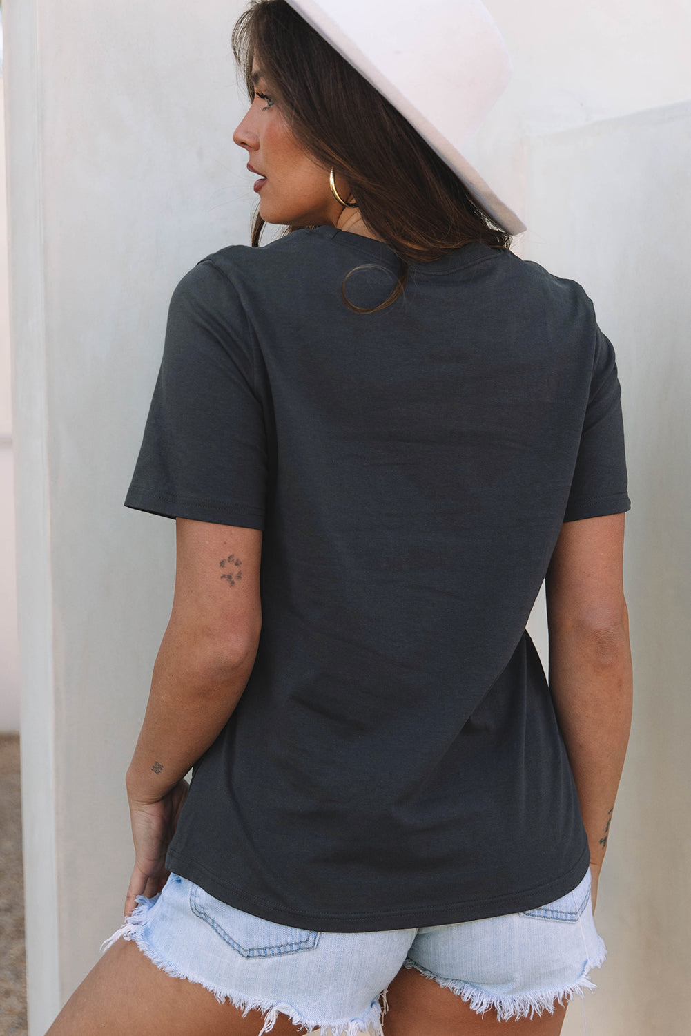 Dark Grey RISE WITH — Tops/Tops & Tees, vue 2, LeGeekShop