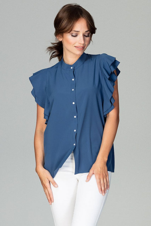 Blouse femme Lenitif Chemise Chemise — bleu marine