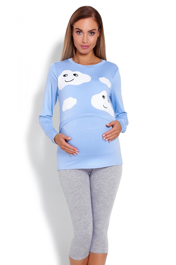 Pyjama femme PeeKaBoo De Grossesse De — bleu