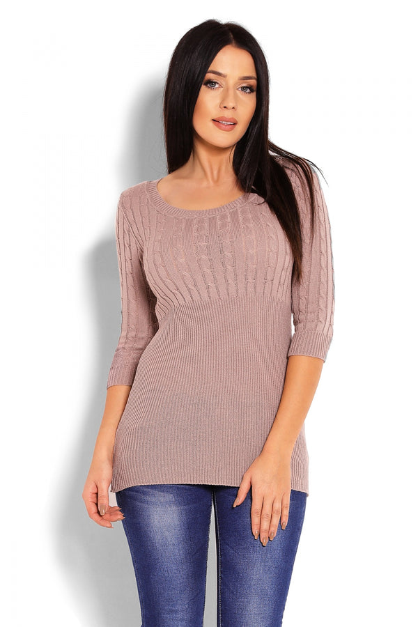 Pull femme PeeKaBoo Chandail Chandail — beige