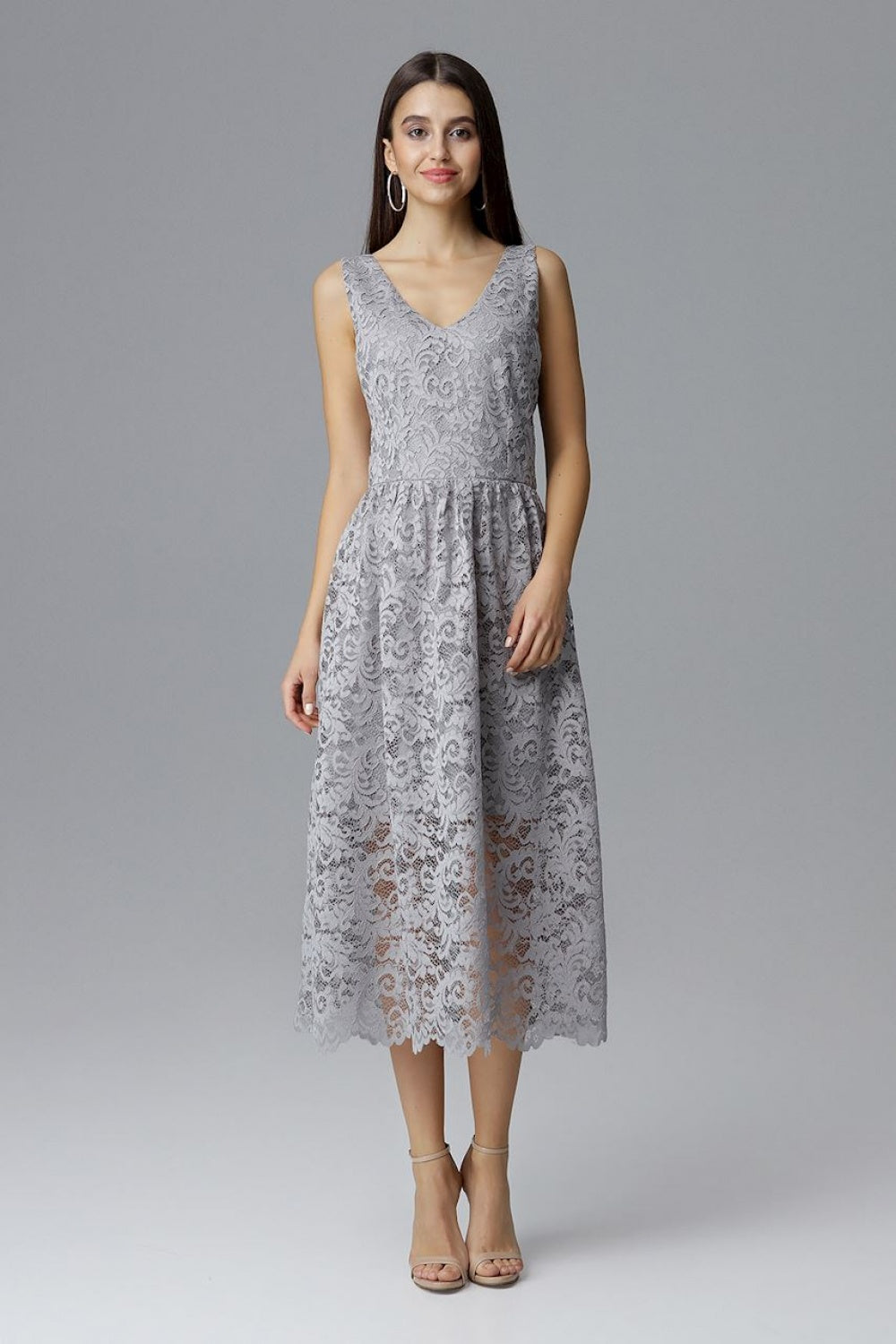 Robe femme Figl De Soirée De — gris