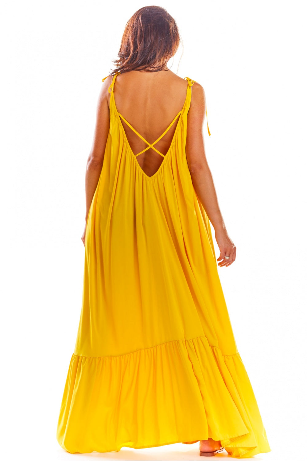 Robe femme awama De Jour De — jaune