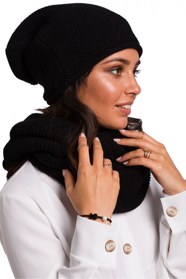 Bonnet femme BE Knit — noir