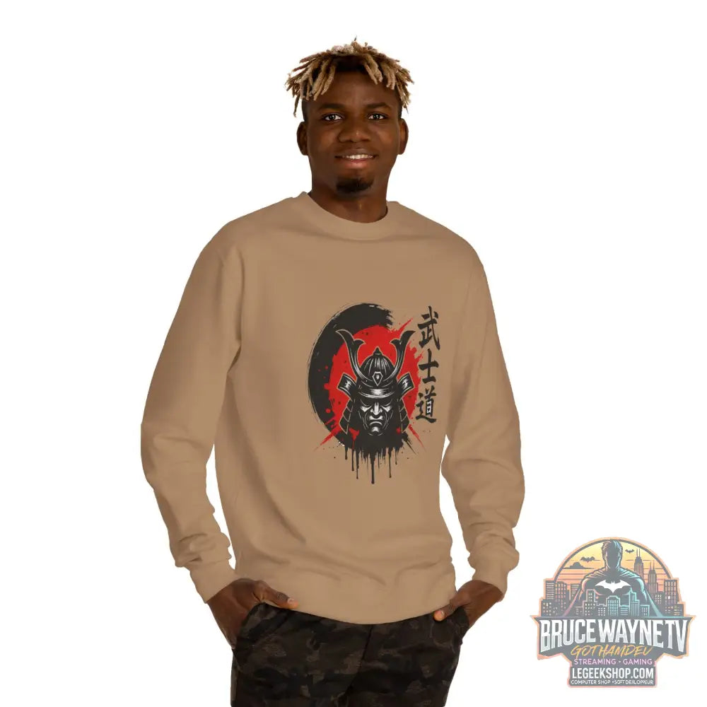 🎮 Samurai Warrior Sweatshirt Unisexe Col Rond 🎮 - Sweatshirt