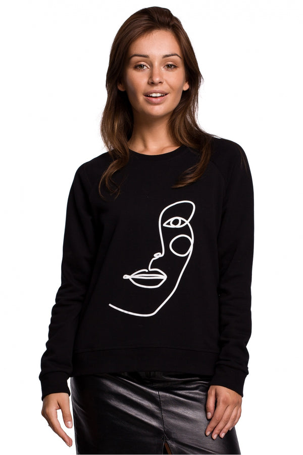 T-shirt femme BeWear Sweatshirt Sweatshirt — noir