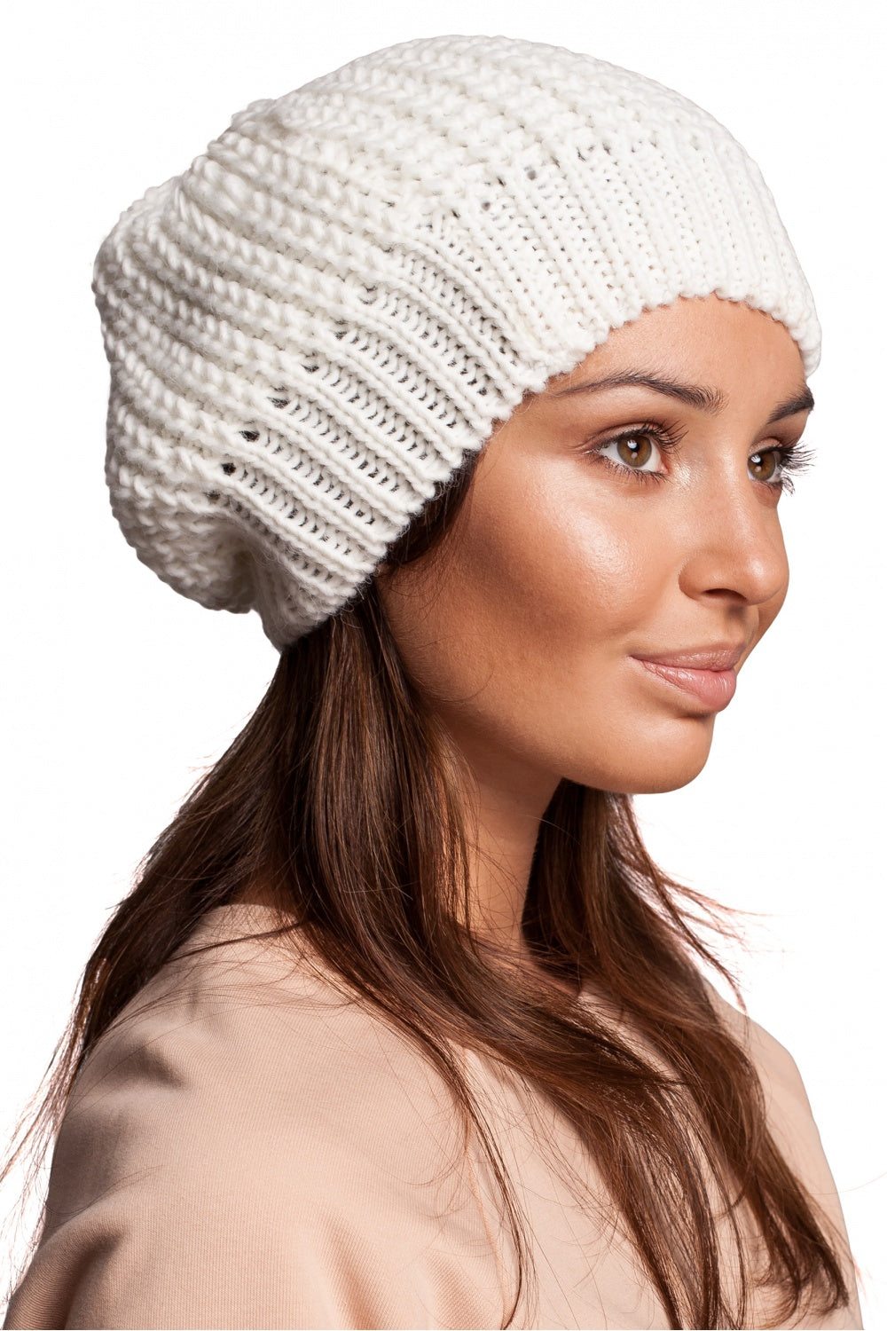 Béret femme BE Knit — beige