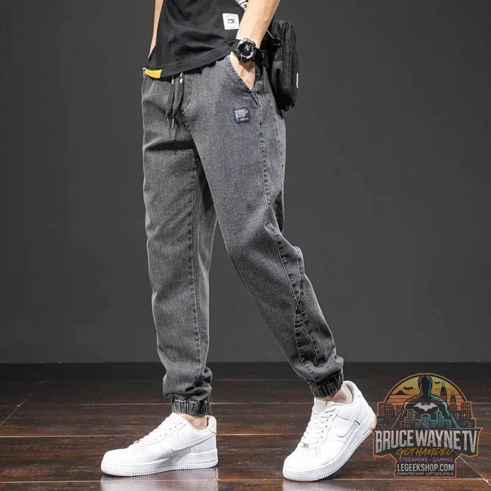 👖 pantalon harem en toile – cordon de serrage, coupe regular 👖 - Legeekshop