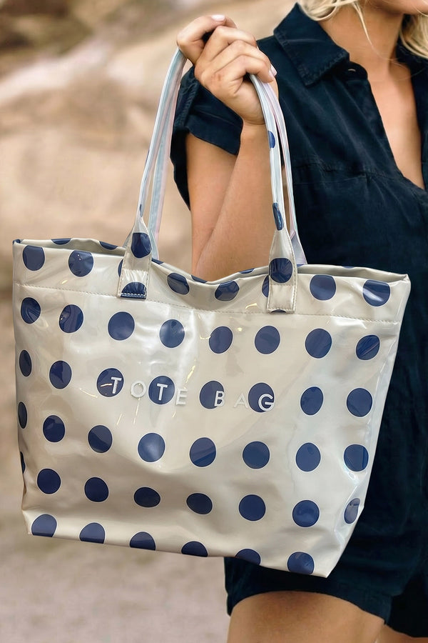 Pièce mode femme pois — bleu foncé