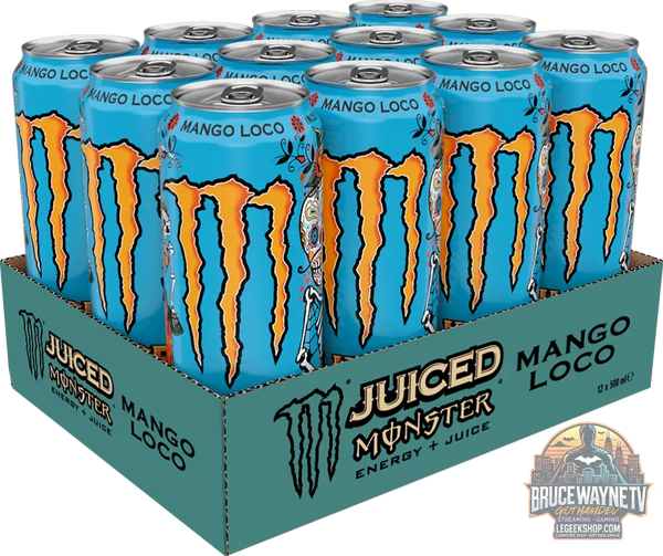 Monster Energy Juiced Mango Loco (12 x 500 ml) et à l'unité - Legeekshop